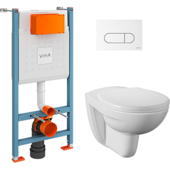 Комплект VITRA NORMUS L-BOX кнопка белая Комплект VITRA NORMUS L-BOX кнопка белая