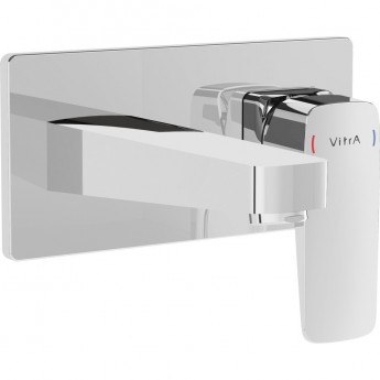 Встроенный смеситель для раковины VITRA ROOT SQUARE настенный, хром Встроенный смеситель для раковины VITRA ROOT SQUARE настенный, хром
