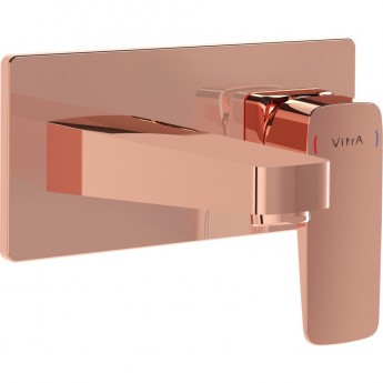 Встроенный смеситель для раковины VITRA ROOT SQUARE настенный, медь Встроенный смеситель для раковины VITRA ROOT SQUARE настенный, медь